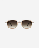 BOSSI SQUARE JEWEL ENCRUSTED GRADIENT SUNGLASSES